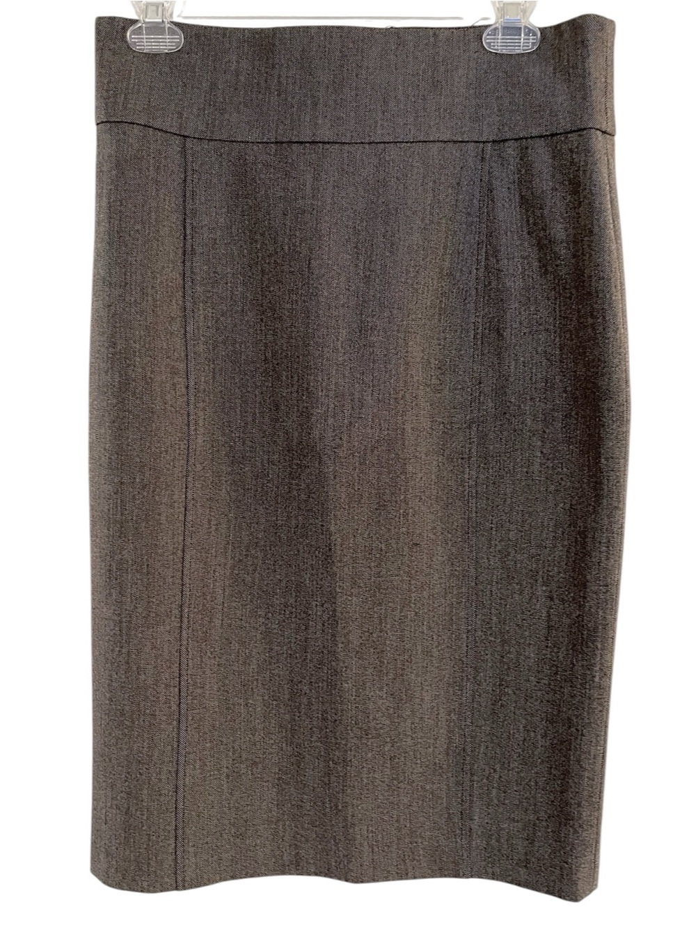 Zara Charcoal Pencil Skirt With Slit Size Large